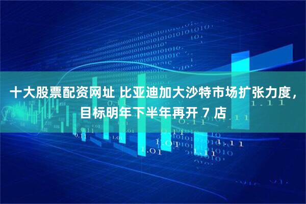 十大股票配资网址 比亚迪加大沙特市场扩张力度，目标明年下半年再开 7 店